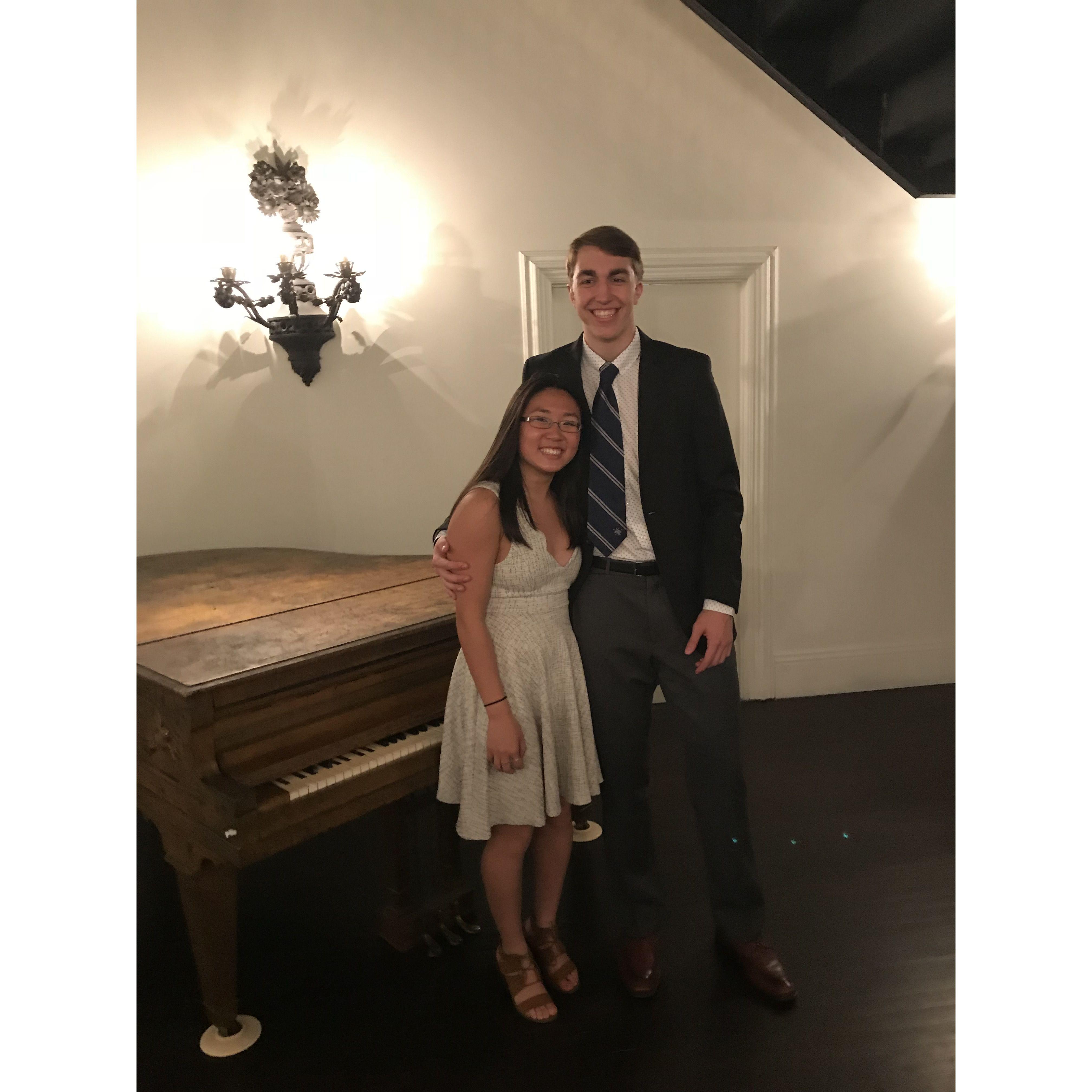Our first and last formal, this was only a few months into dating.