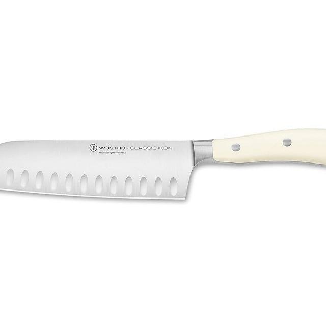 Wüsthof Classic Ikon Crème 7 Inch Hollow Edge Santoku Knife