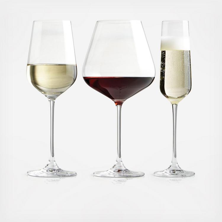Crate and Barrel, Edge Red Wine Glass, Set of 4 - Zola