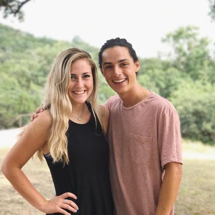 The day we left camp and were kinda unsure where the whole "crush" thing was gonna go. I guess we decided to mark our awkwardness with a photo
