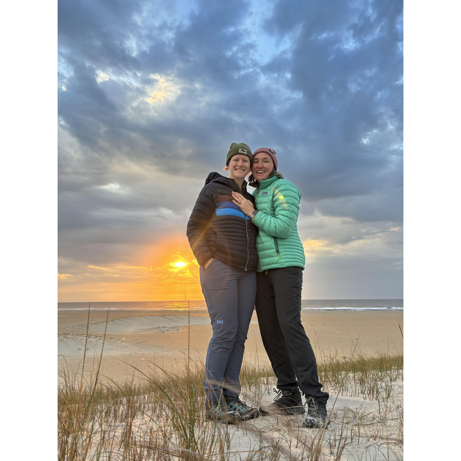 Our engagement on Assateague Island!