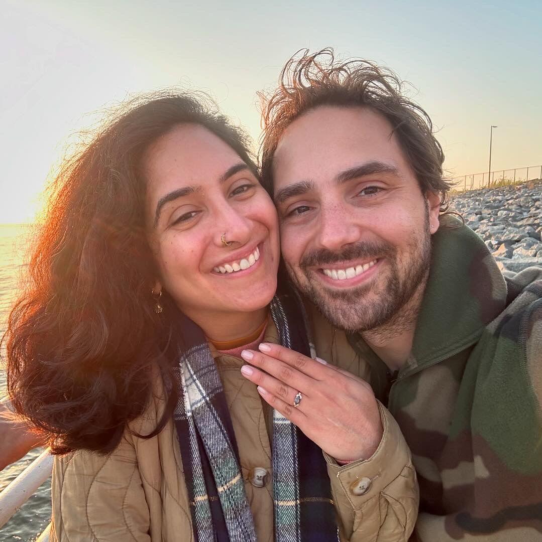 Got engaged at our other favorite spot, Deer Island!