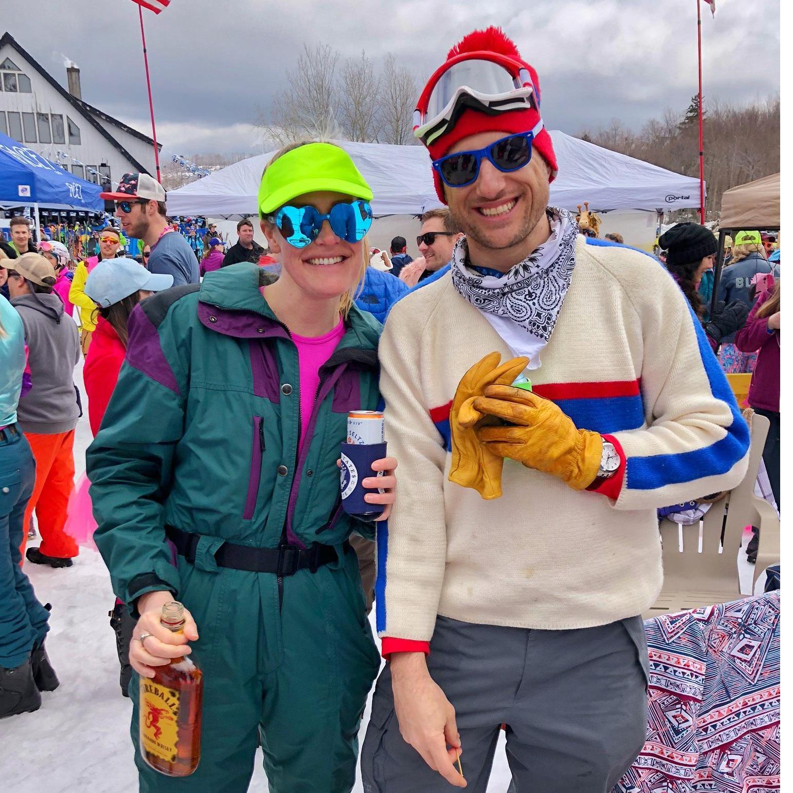 Ski and party.
