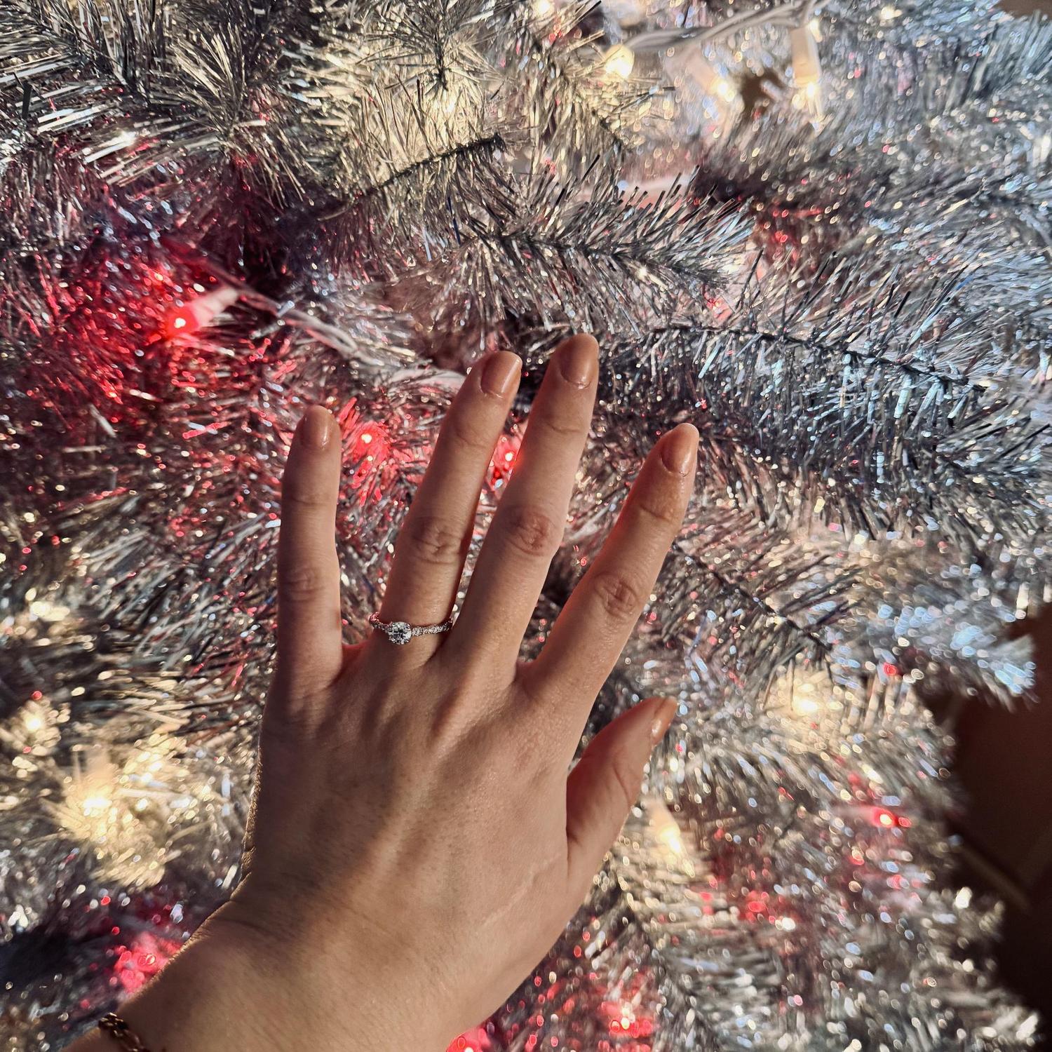 Not your typical proposal moment… but it was perfect and so totally us