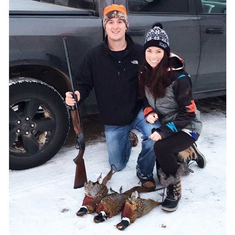 Just a little pheasant hunting... and the first time going back home with Josh!