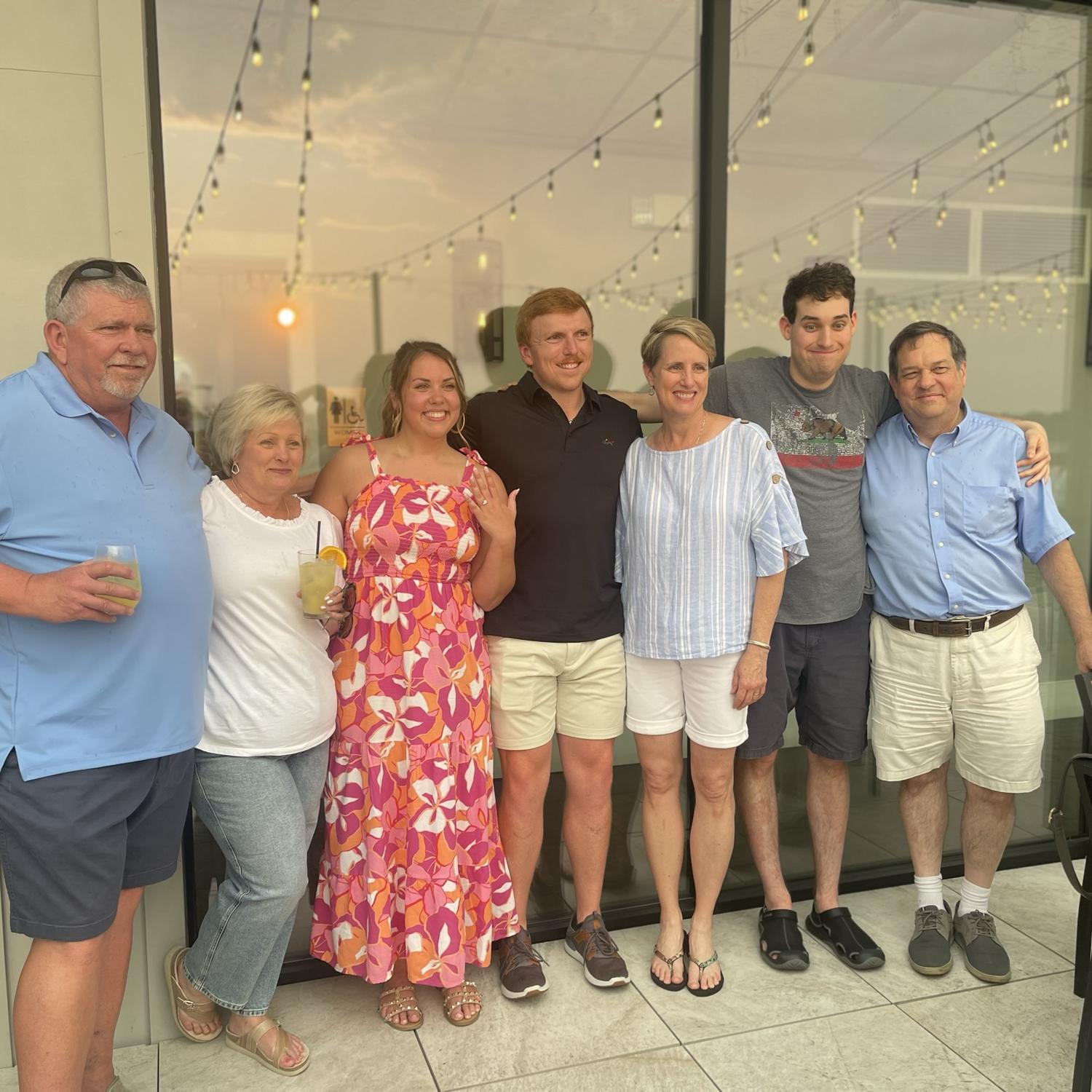 Both of our families (minus a few)