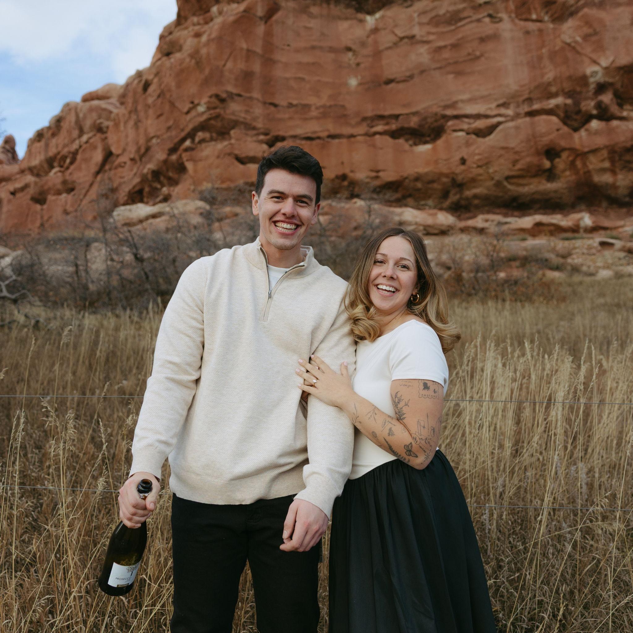 Our engagement photos in Colorado!
