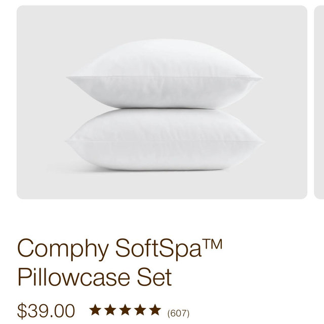Comphy SoftSpa™ Pillowcase Set king