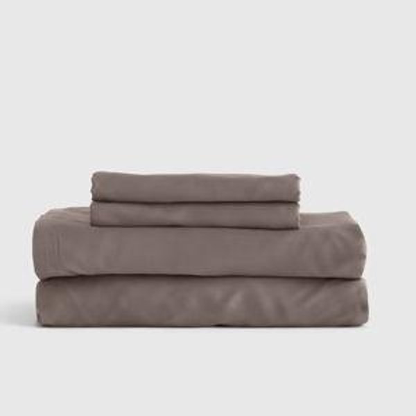 Organic Bamboo Viscose Sheet Set in Stone | Queen Size