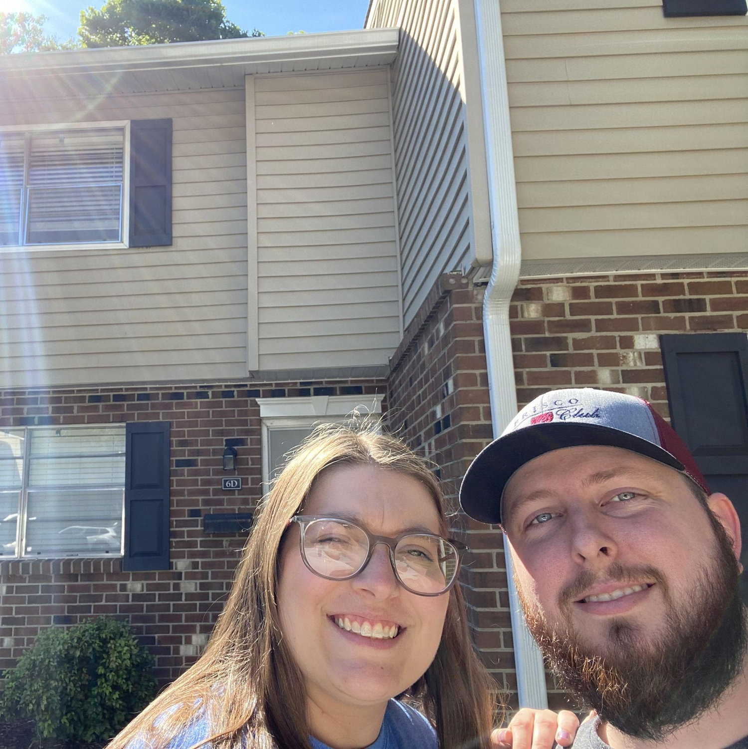 Our first apartment together after being long distance for 6 years!