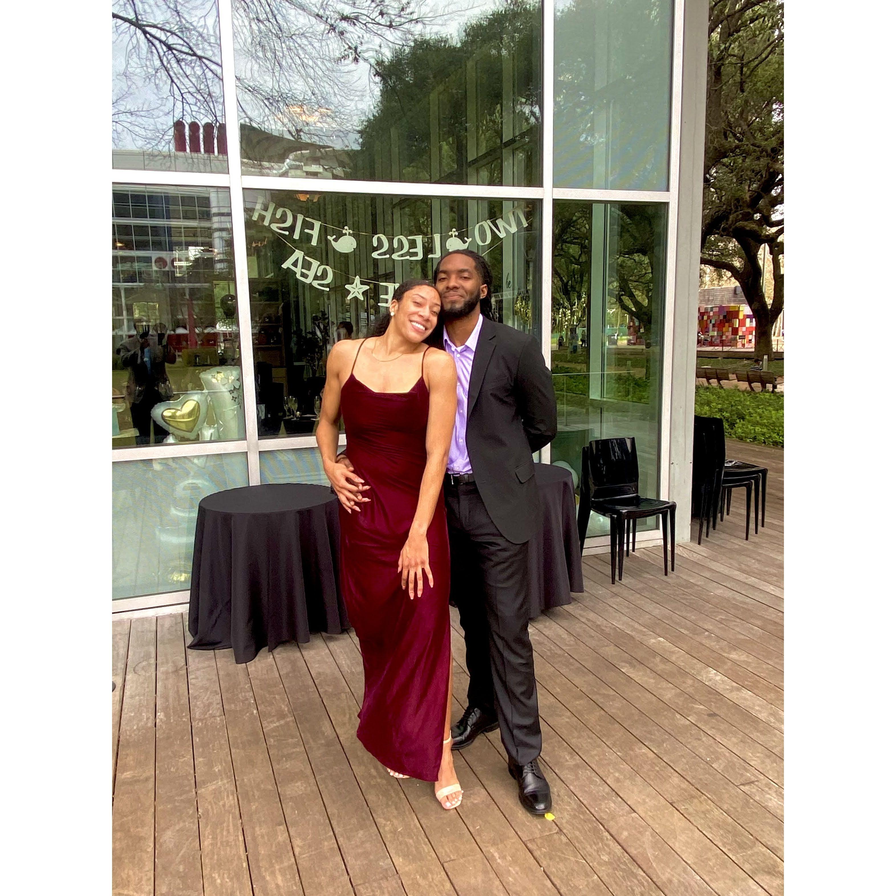Brian and Christina's engagement party in Houston <3