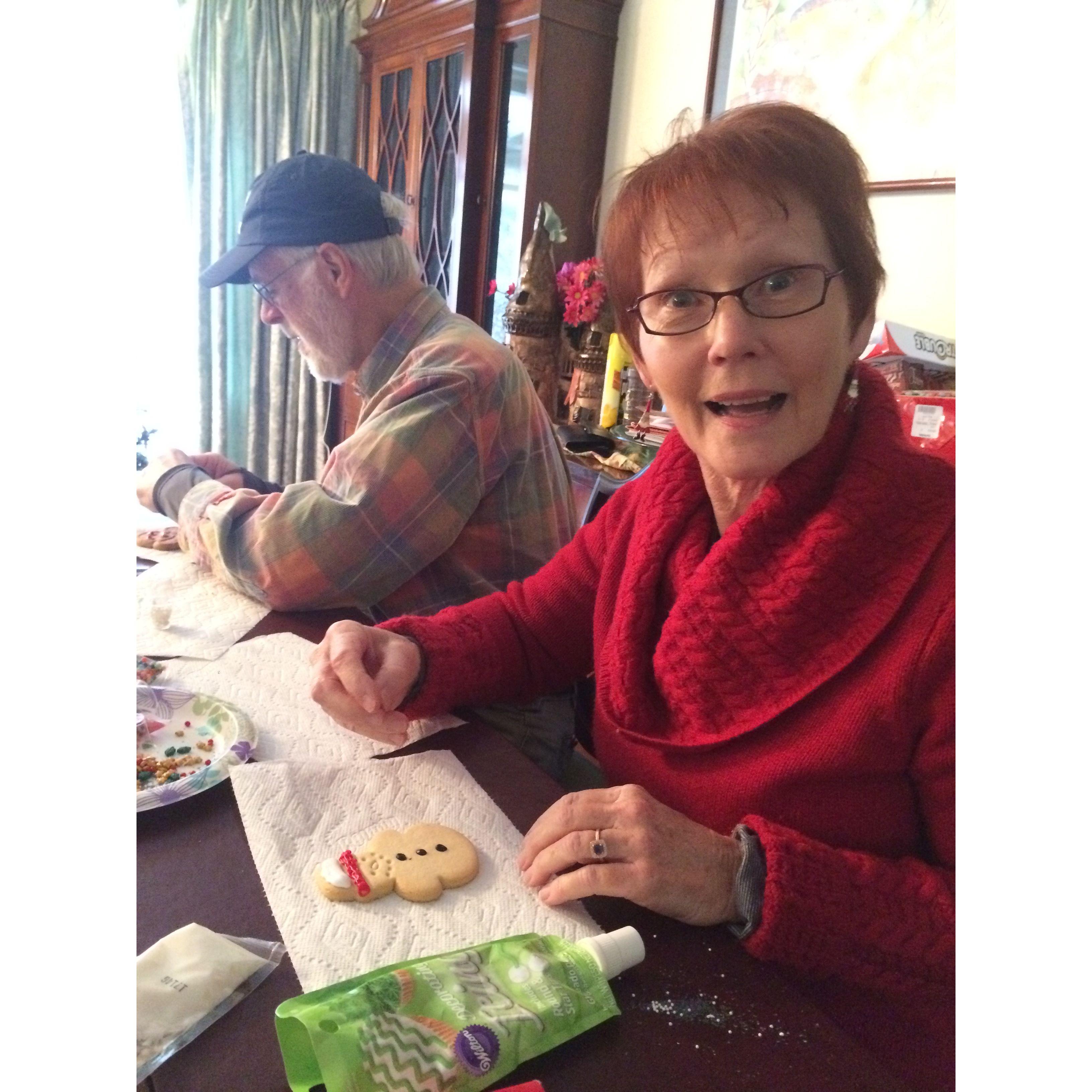 Dad and a hot redhead! X-mas 2017