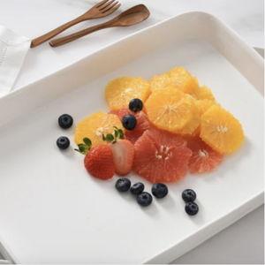 Le Blanc Rectangular Tray with Handles