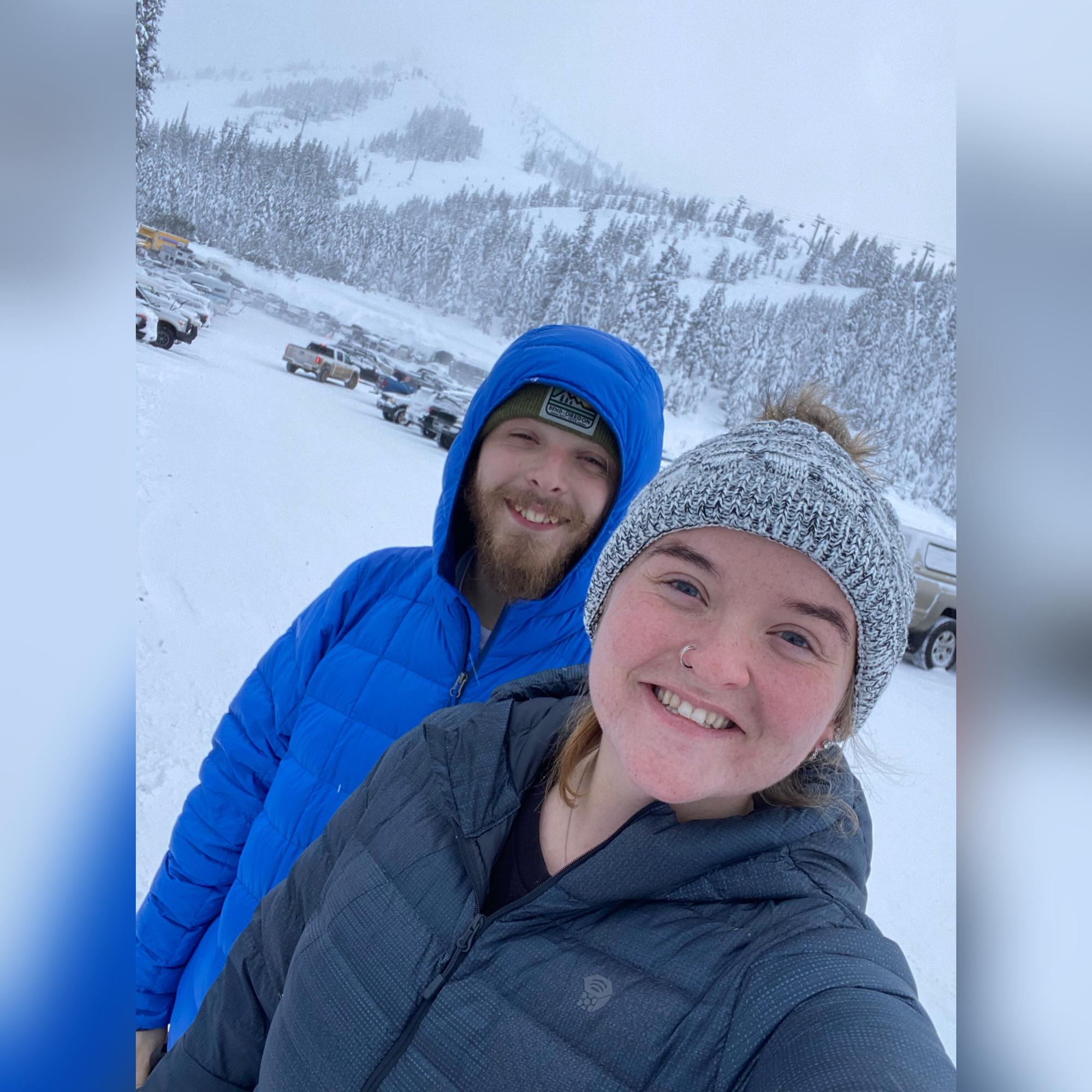 Tyler's first time in Oregon with my family. Christmas 2021.