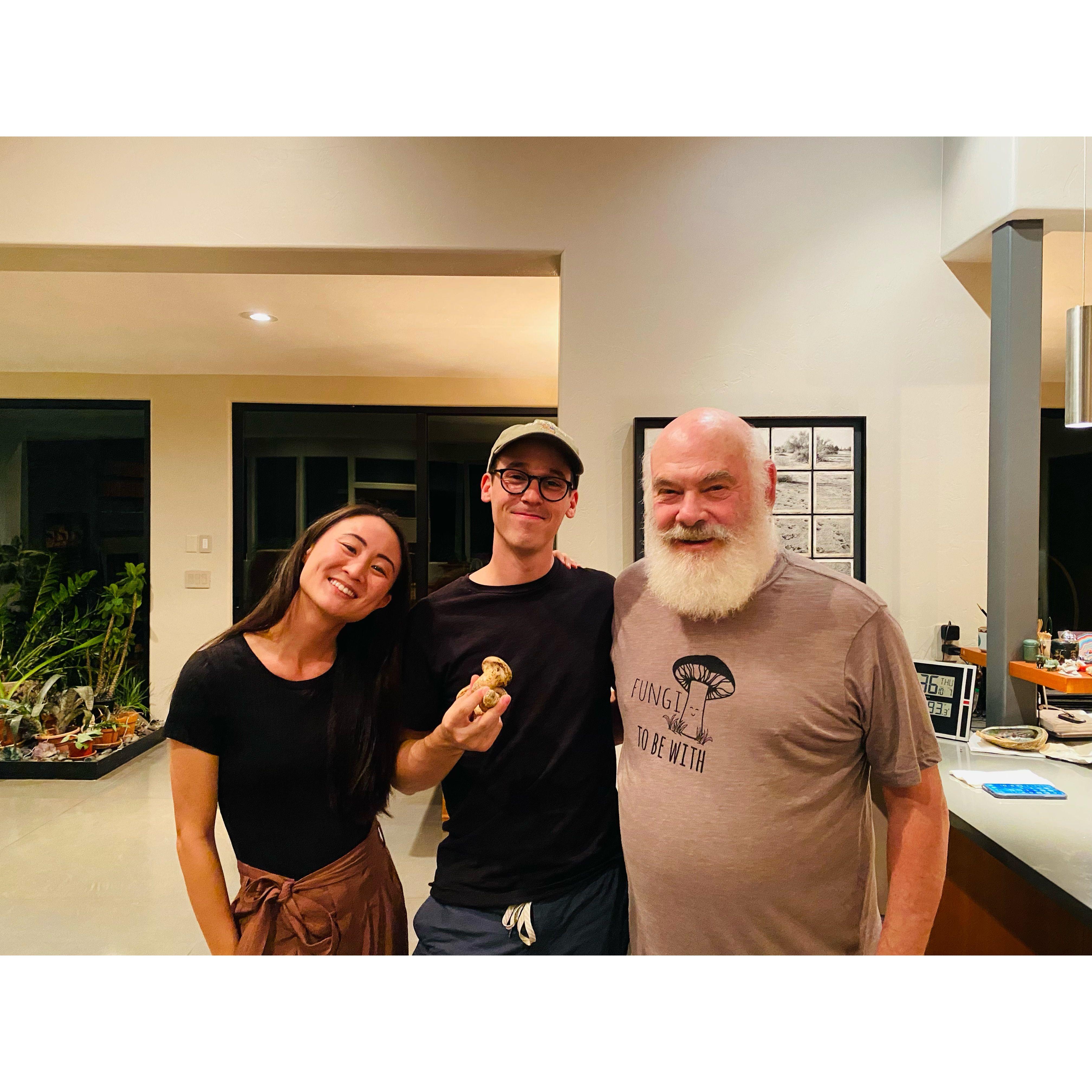After enjoying a Matsutake Dinner with Dr Weil