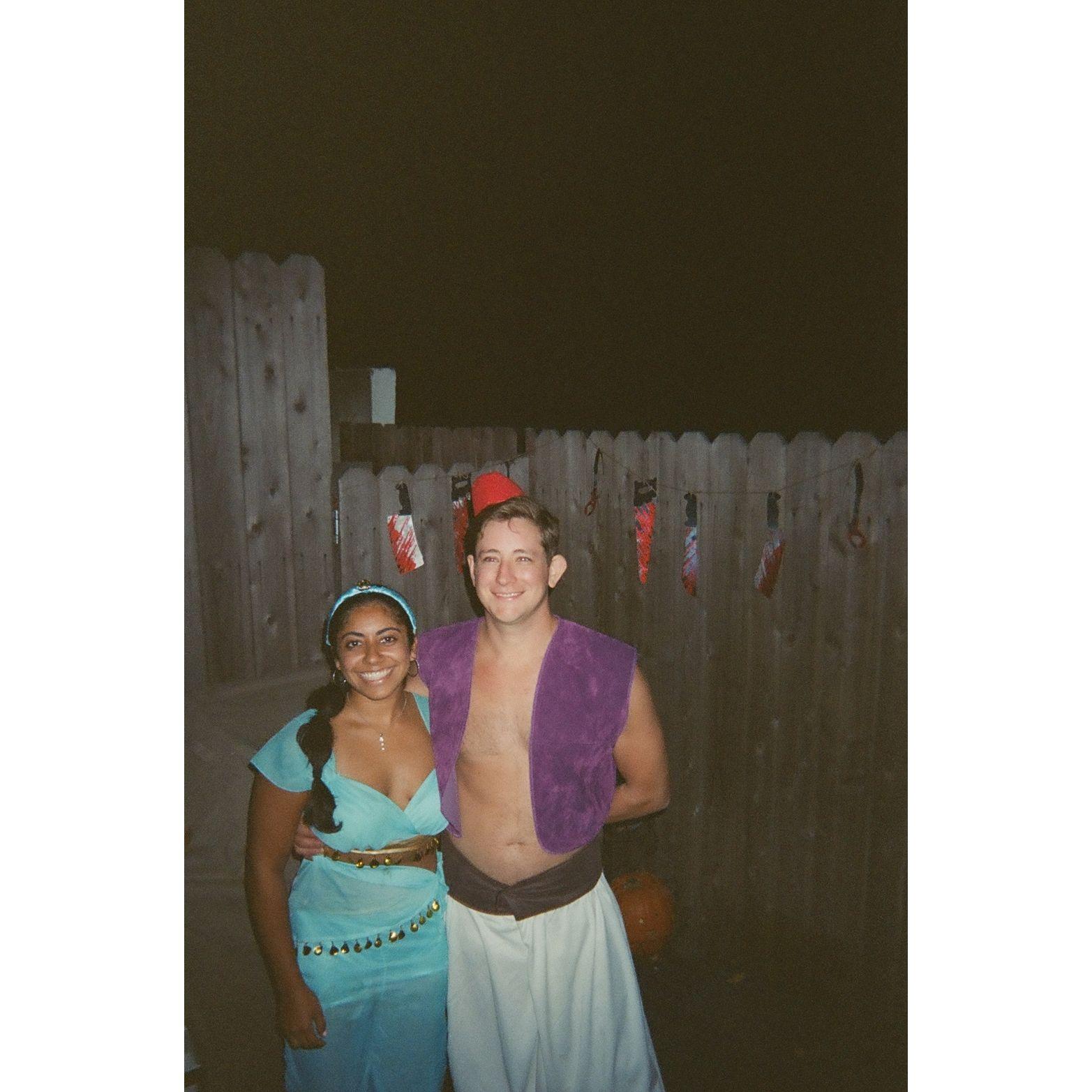 Princess Jasmine and Aladan.