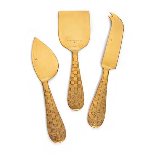 MacKenzie-Childs Queen Bee ~ Cheese Knives - Set of 3