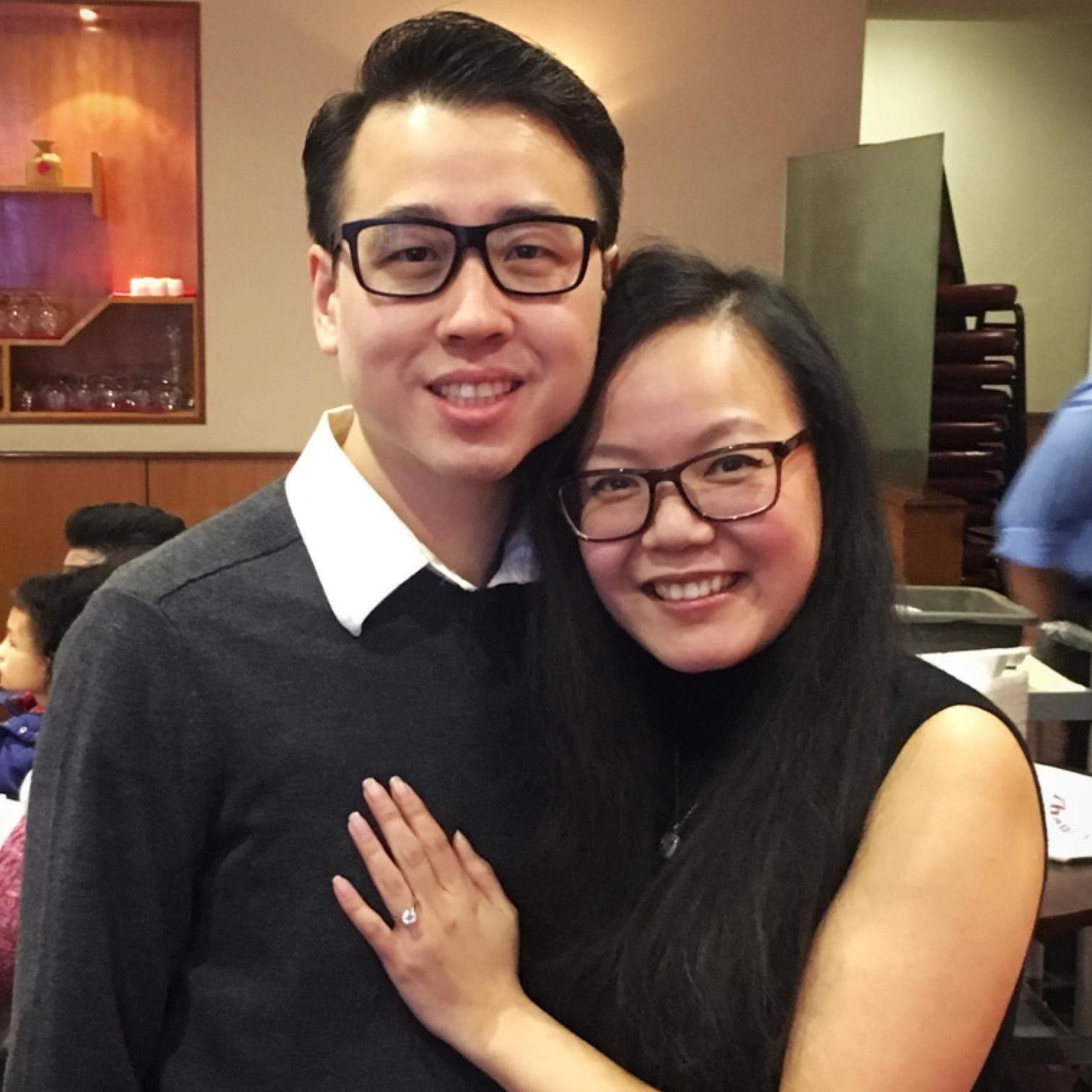 Celebrating our engagement!