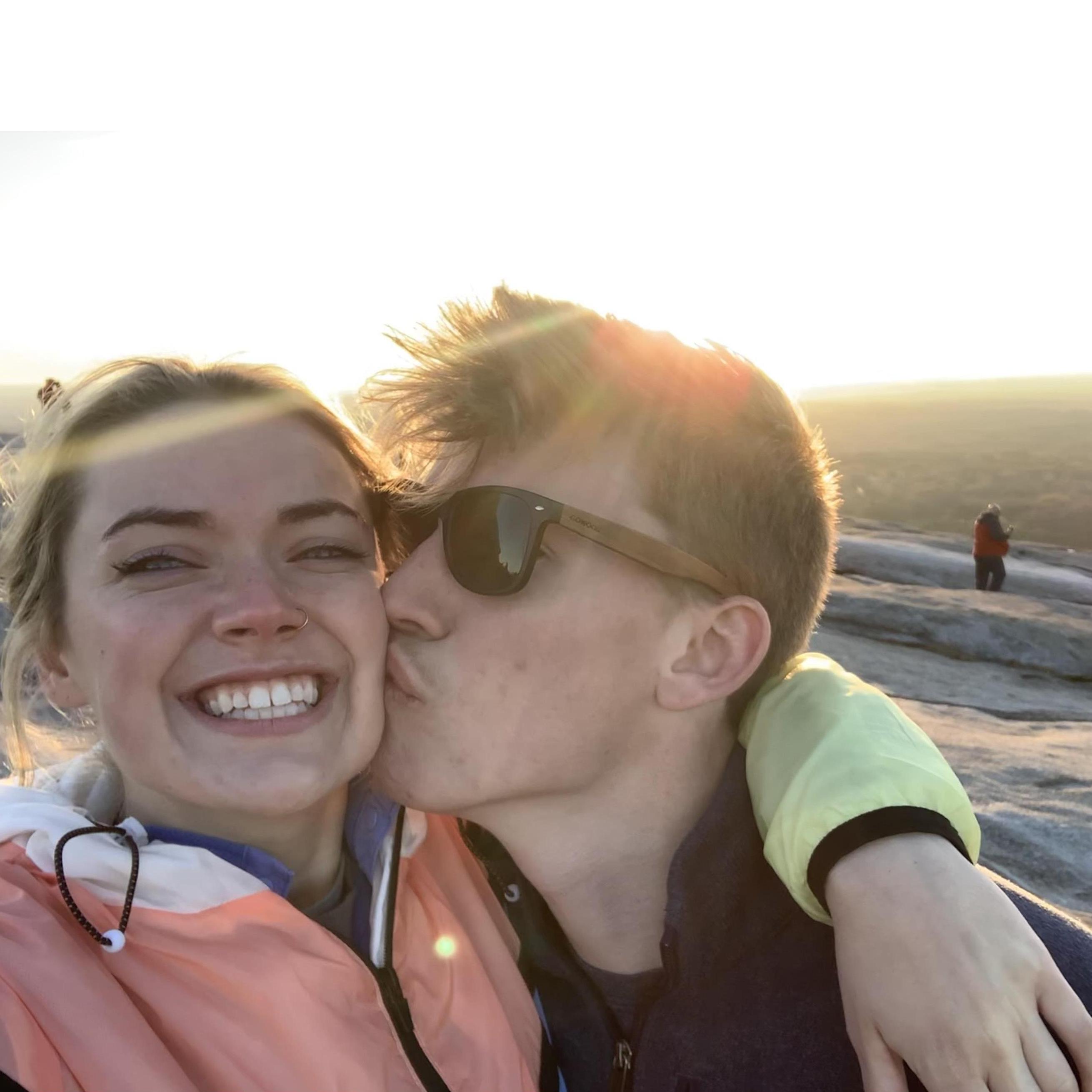Celebrated 4 months of dating with a hike and this was just a few days after we said "I love you"