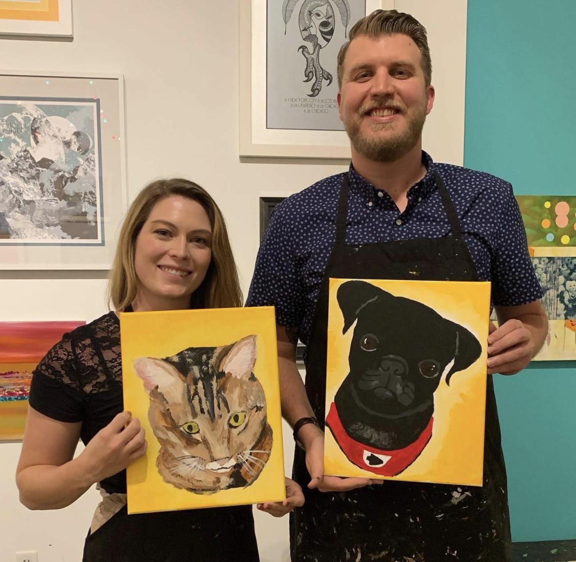 Painting our pets!
