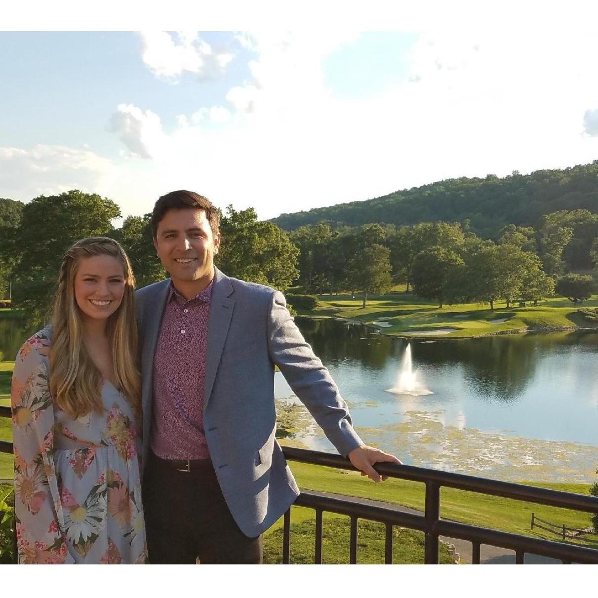 At the wedding venue