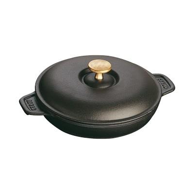 Staub Enameled Cast Iron Round Covered Baking Dish