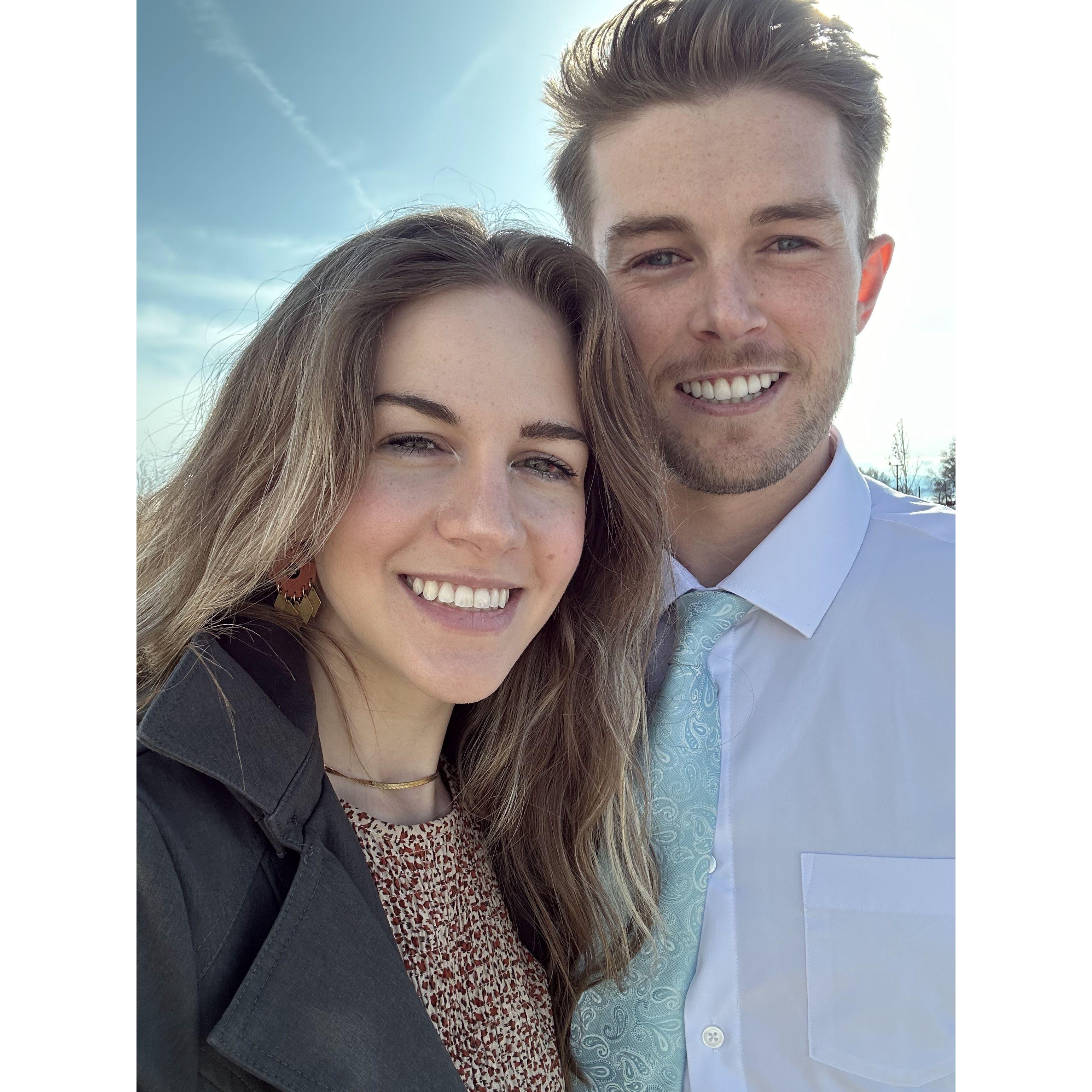 Our second date was at the Orem Temple!