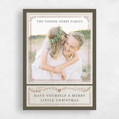 Olive, Green Holiday Card - Westoak
