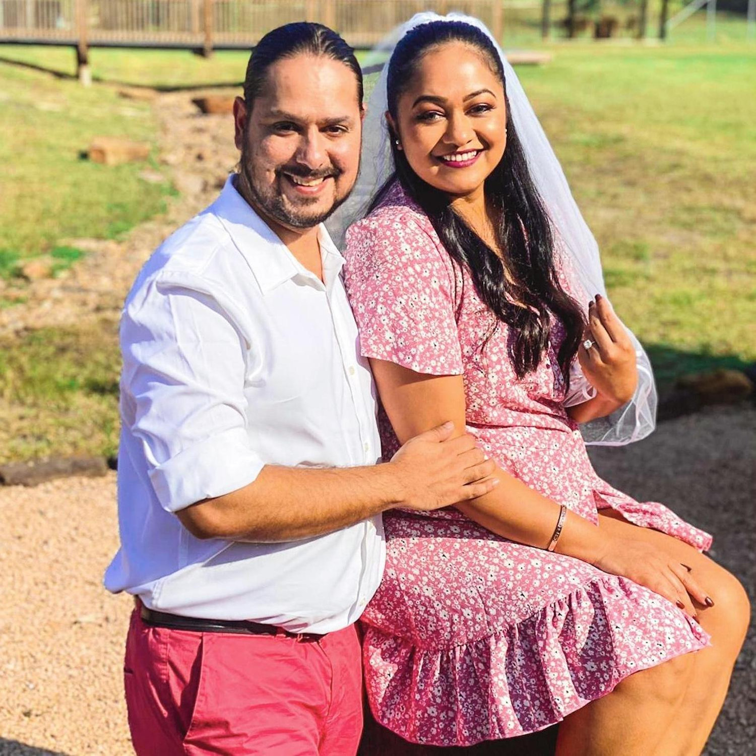 The one where they celebrated their first wedding date which they set pre-Covid days...and enjoyed a day full of sunshine, wine and animals!