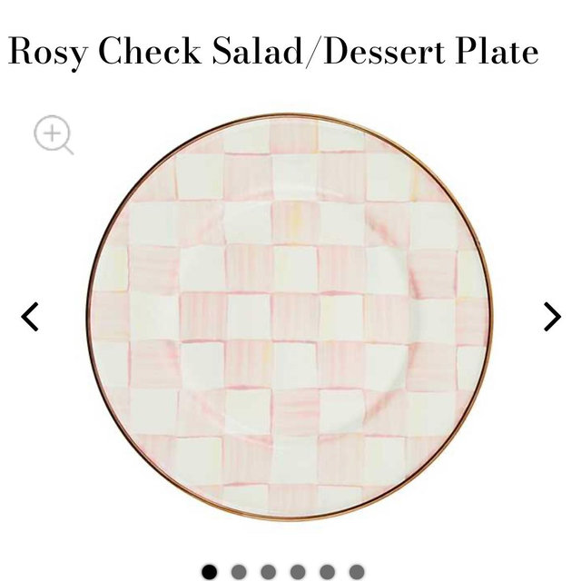 Rosy Check Salad/Dessert Plate