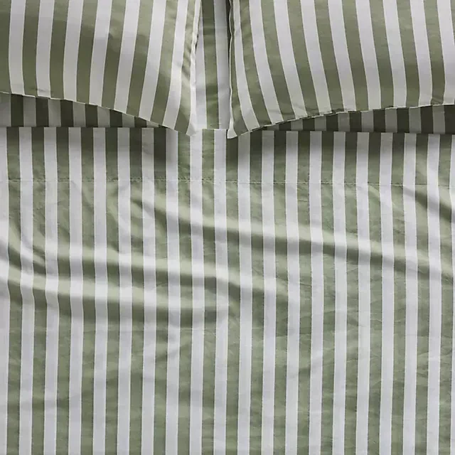 The Organic Cotton Sateen Printed Sheet Set by Maeve