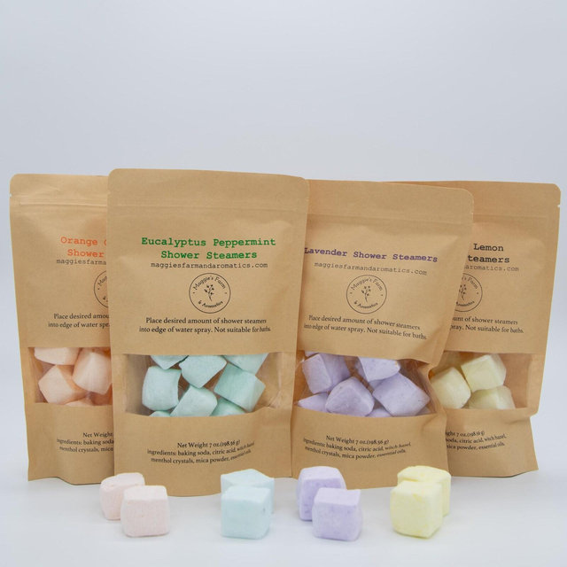 Shower Steamers Aromatherapy Shower Bombs Stress Relief Spa Gift Set Relaxation Shower Fizzies Self Care Gift for Women Stocking Stuffer