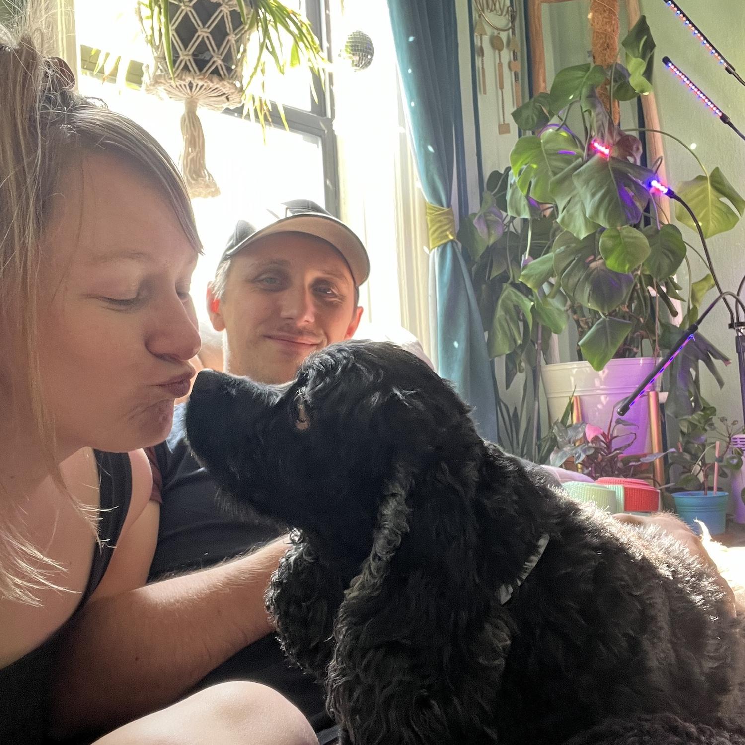 A kiss from our Sadie girl - 2024