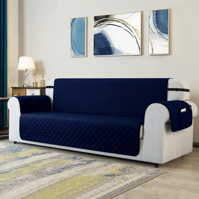 Reversible Non-Slip Box Cushion Sofa Slipcover