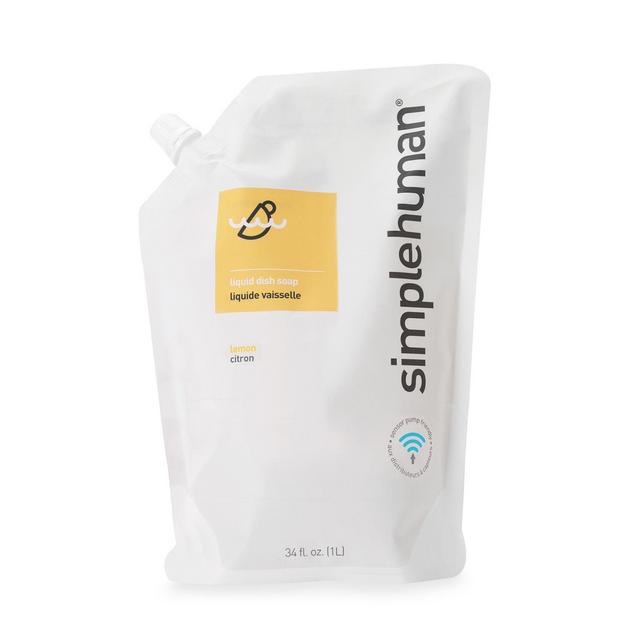 simplehuman® Dish Soap 34 oz. Refill Pouch in Lemon