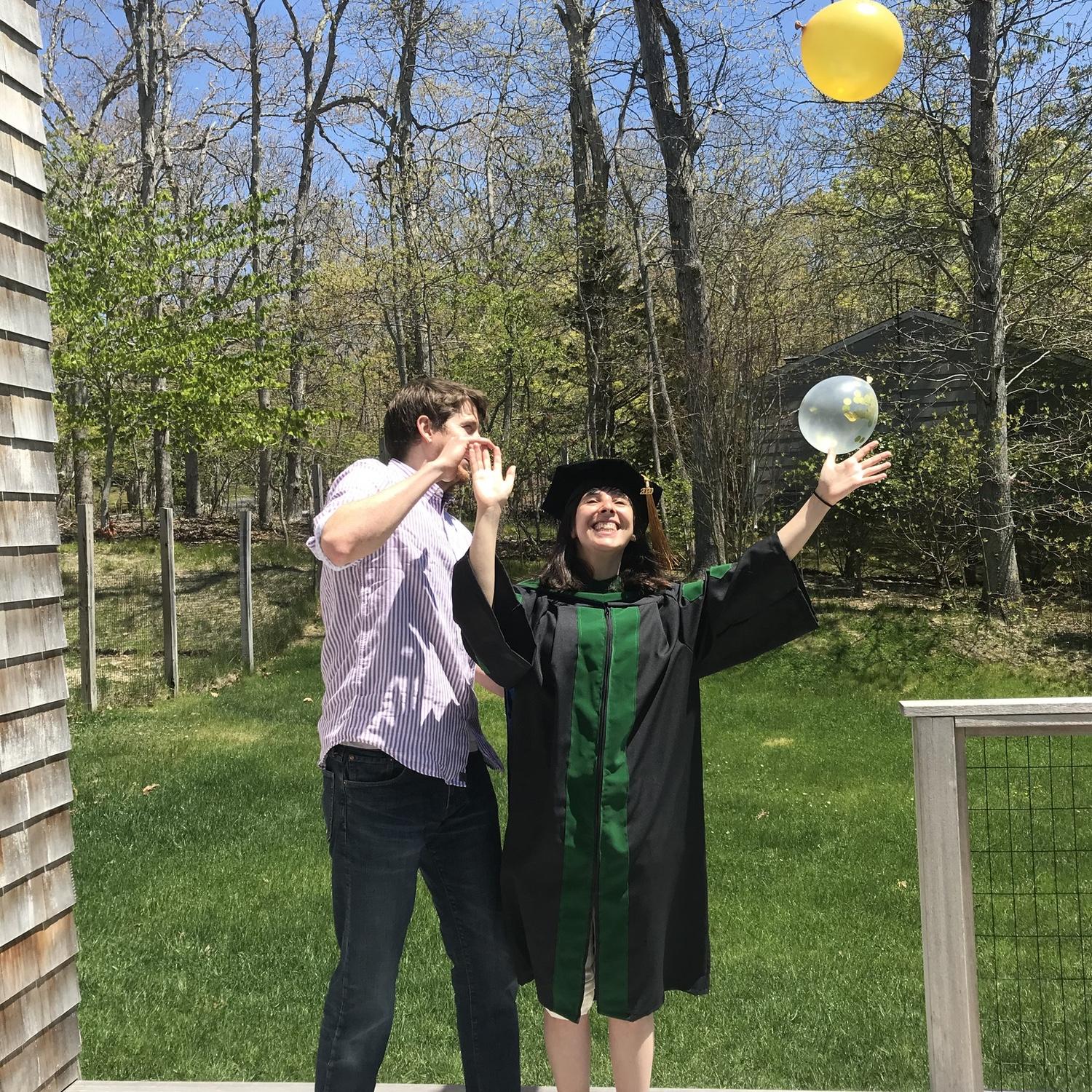 Mirelle graduates from medical school