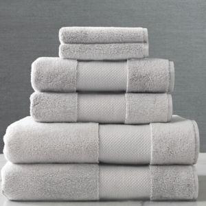 Frontgate Resort Collection Bath Towels Six Piece Set in FOG