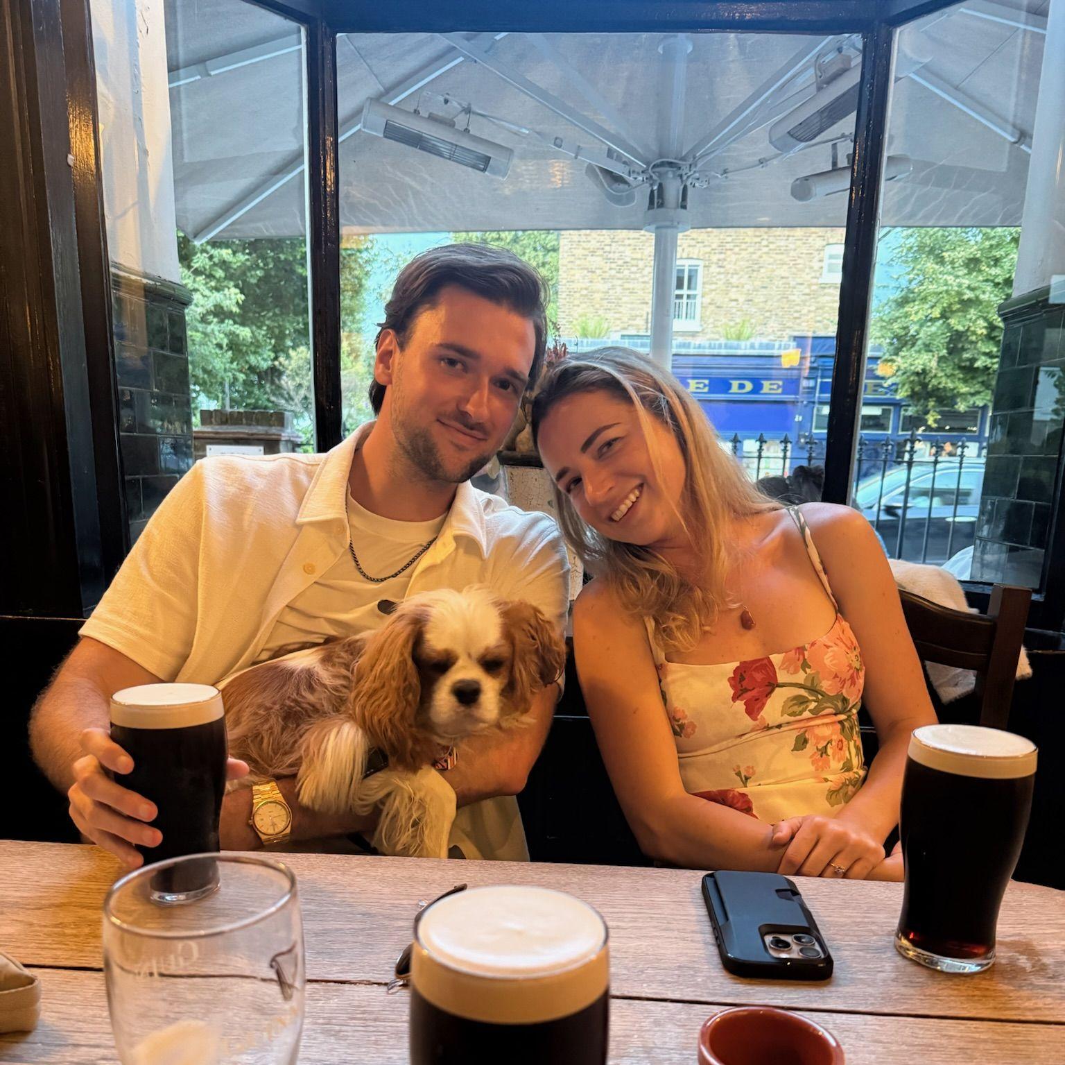 A pint at our favorite London pub