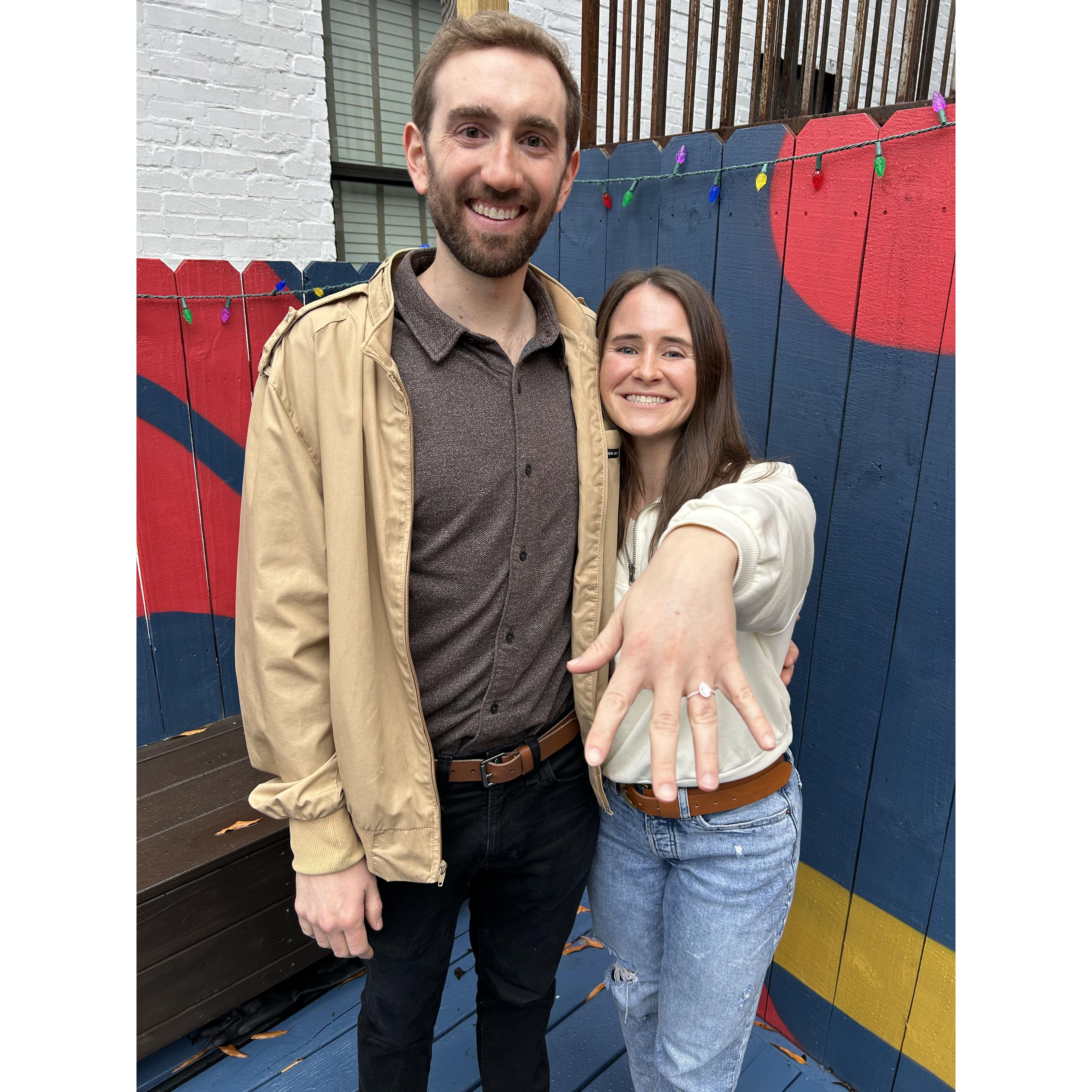 ENGAGED!!!! 12/8/23