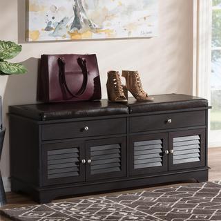 Leo 2-Drawer Shoe Storage Bench