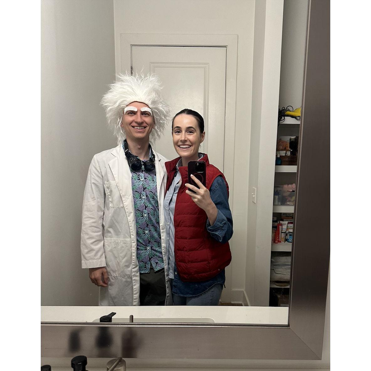Doc and Marty for Halloween