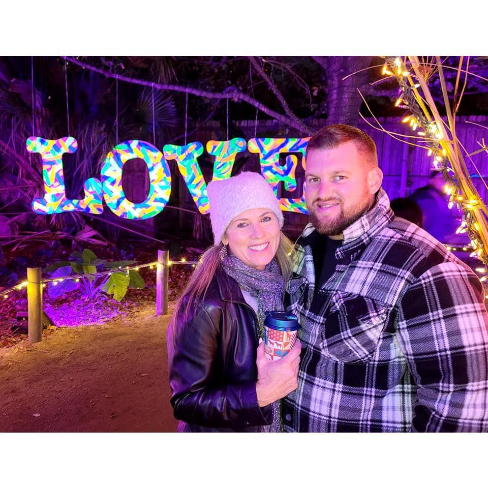 Houston Zoo Lights 2021.