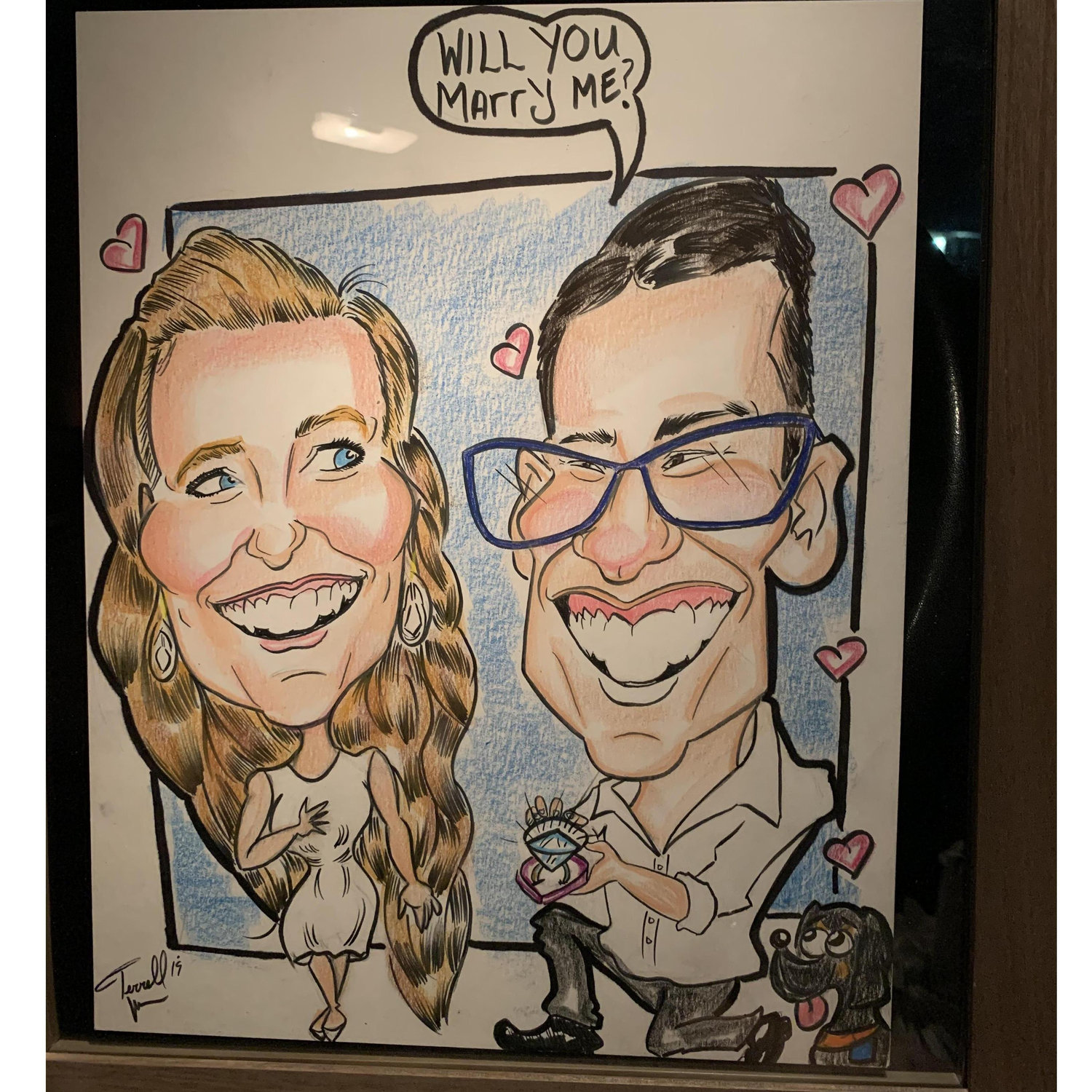The awesome caricature!