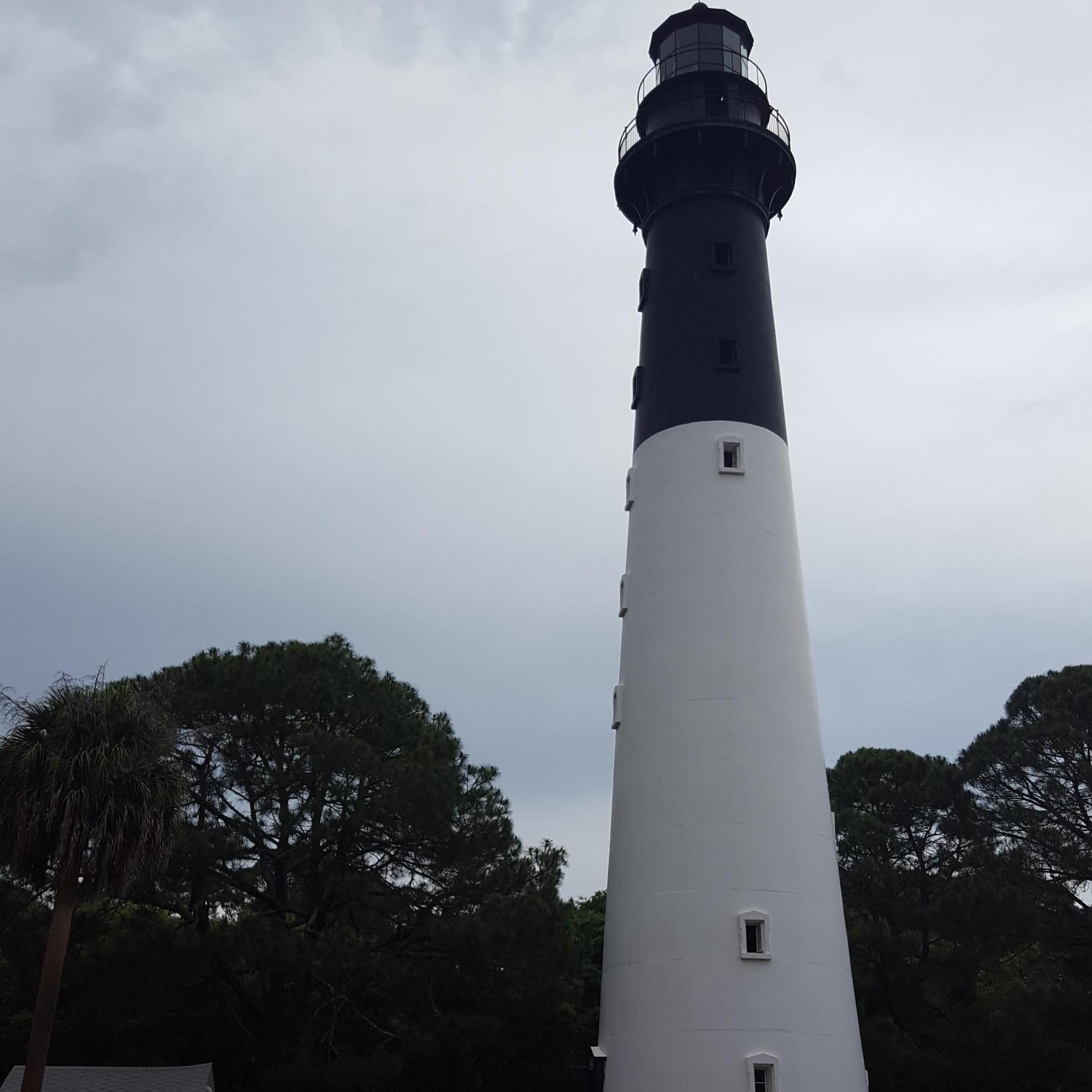 The Hunting Island lighthouse
