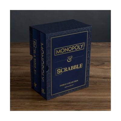 Indigo Collection 2-Pack - Scrabble & Monopoly Board Game