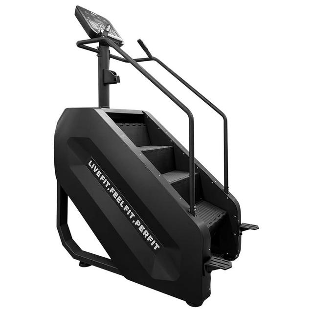 Stair Machine with LED Screen Commercial Grade Stepmill for Cardio & Lower Body Workouts 1-15 Speed Levels 440LBS Capacity 28-168 Steps/Minute - Ideal for Home and Gym Fitness