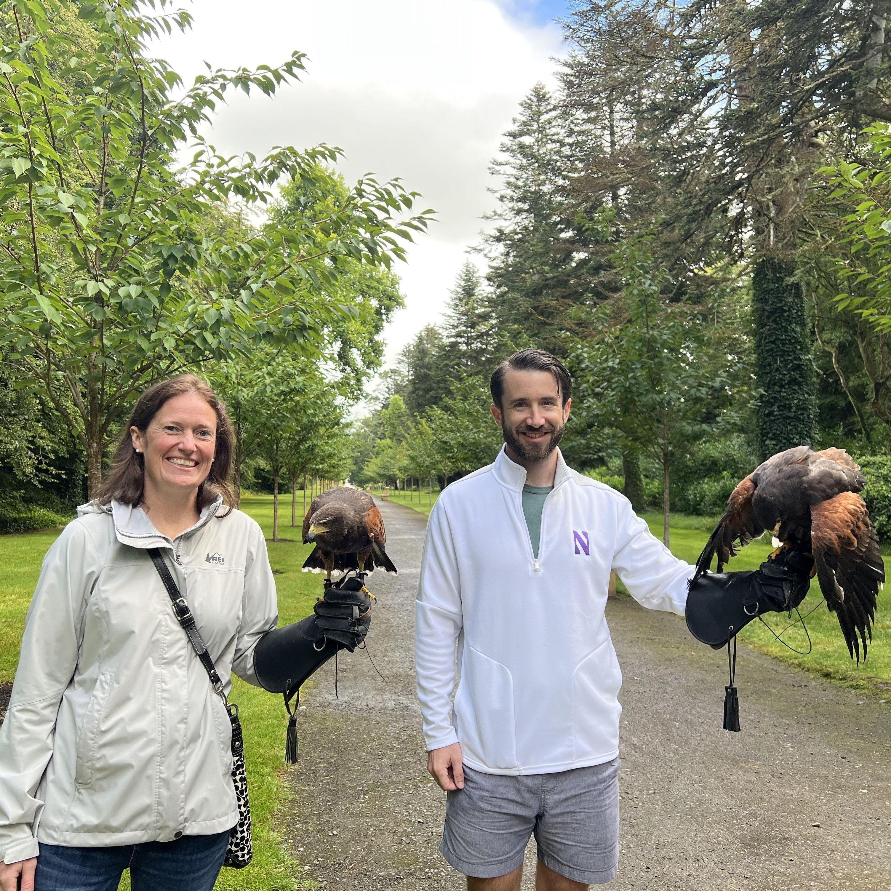 Falconry at Ashford Castle in Ireland!