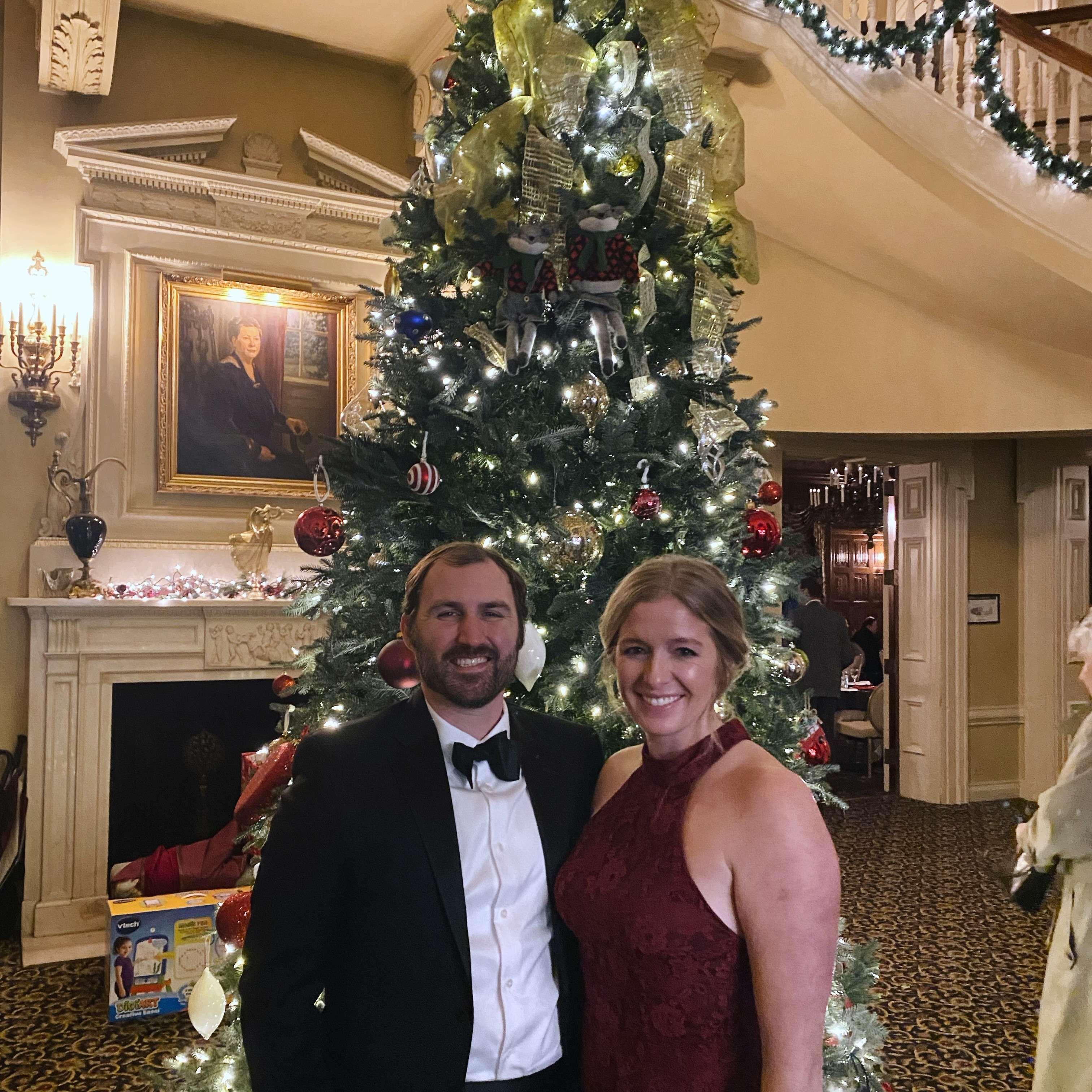 Our first Christmas ball.
