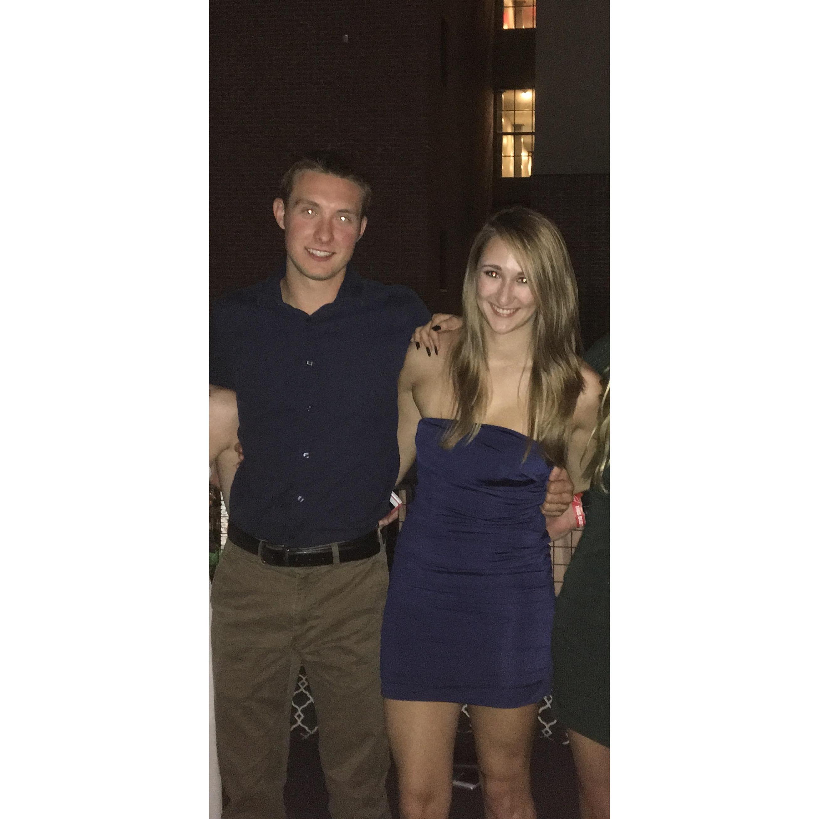 I think this was our first official date??