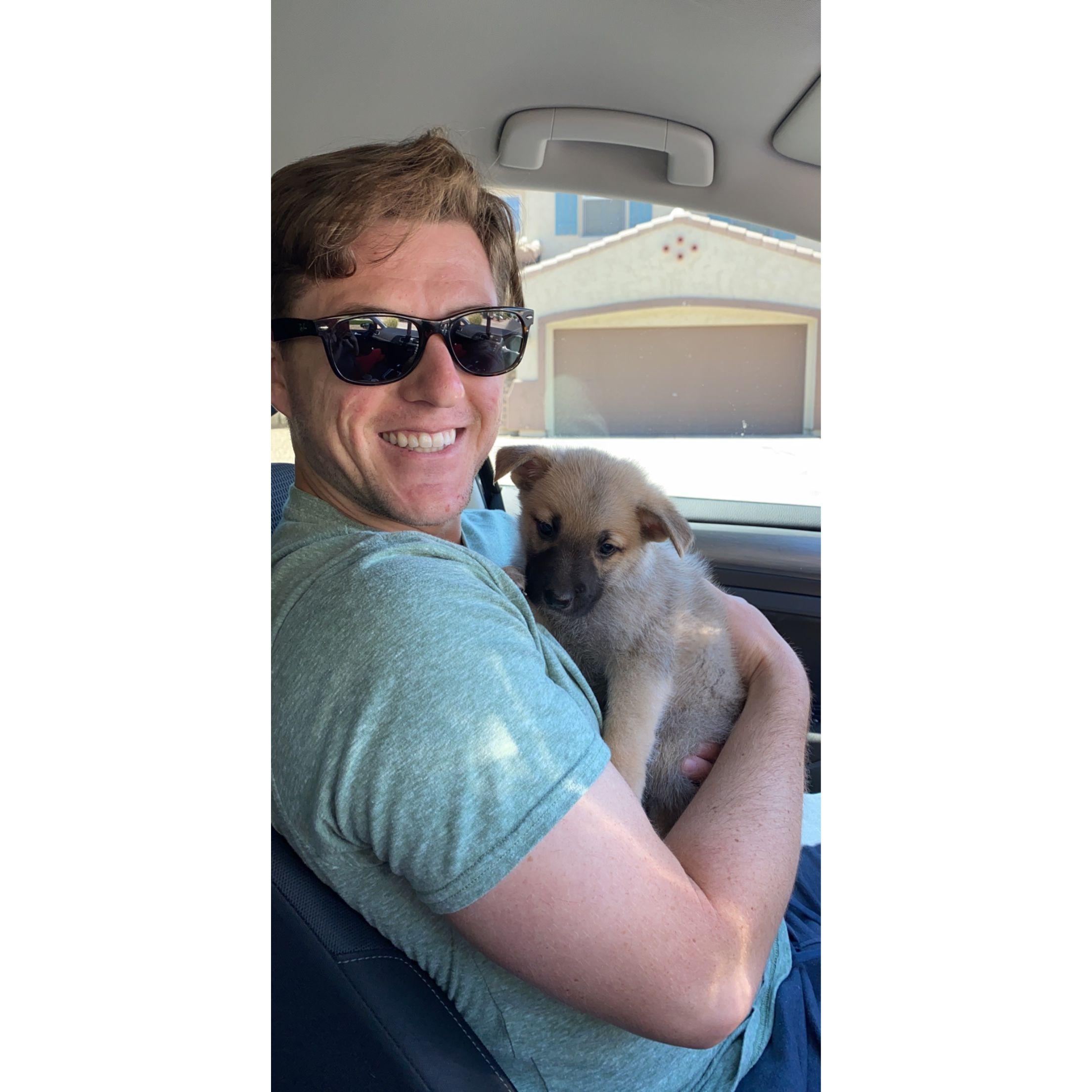 The first day we brought home our Remi <3